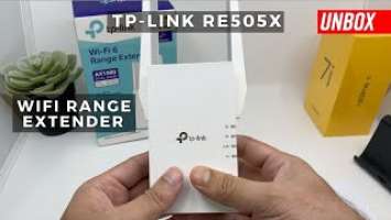 Unboxing Best Wifi Range Extender - TP-Link RE505X | Setup with an App on iPhone & Android