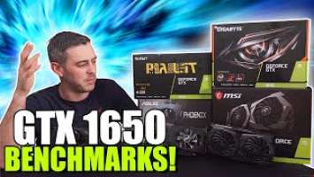 NVIDIA GTX 1650 Review + BENCHMARKS [ASUS, GIGABYTE, MSI, PALIT]