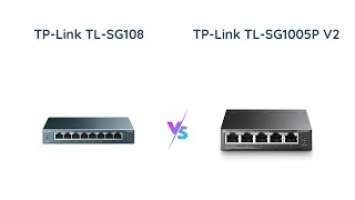 TP-Link TL-SG108 vs TL-SG1005P | Ethernet Switch Comparison