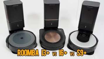 Roomba I3+ vs. I6+ vs. S9+ Detailed Comparison & Test Results