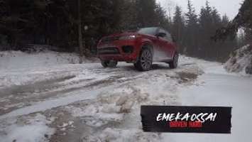 Ice Covered Forest Road VS Range Rover Sport With Michelin X Ice Snow | RAW VIDEO FOOTAGE