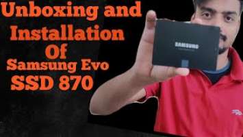 Samsung 870EVO Unboxing And Installation Full Details  #technology #zenuinfo #samsung #youtube