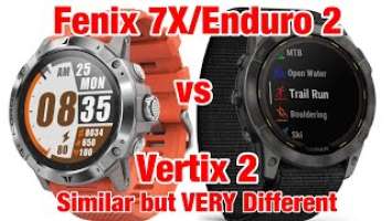 Garmin Fenix 7X/Enduro 2 vs Coros Vertix 2 Review:  VERY Different Value Offerings