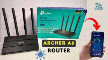 High Speed Dual Band Router | TP Link Archer A6 | Unboxing | Unboxing Spot