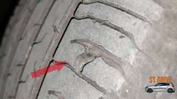 Tyres Damage Ford Focus MK4 Continental EcoContact 6