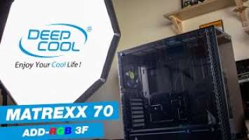 DeepCool Matrexx 70 ADD-RGB 3F Case Review