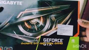 GIGABYTE GeForce® GTX 1660 SUPER™ OC 6G DUAL FAN  UNBOXING AND OVERVIEW #CHENNAI