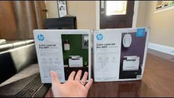 SETUP & TEST HP Color LaserJet Pro M283fdw & M283cdw Wireless Printer