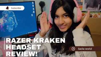 Razer kraken kitty edition gaming headset unboxing!||Sadia world