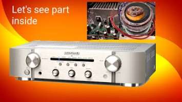 let's see what's inside marantz integrated amplifier pm6007 main hardware