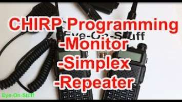 CHIRP Programming Tutorial with the Baofeng UV-5R UV5R : How To:  Eye-On-Stuff