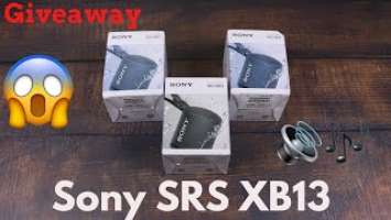 Sony SRS XB13 - Unboxing, Features and Giveaway | Bass and Waterproof Test