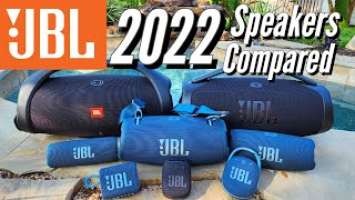 JBL Boombox 3, JBL Xtreme 3, JBL Charge 5, JBL Flip 6, JBL Clip 4, JBL Go 3 & JBL Wind 3 (2022)