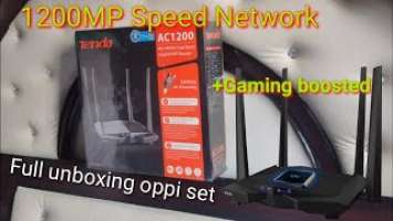 Tenda AC10 WiFi Router Unboxing || Full oppi set || 1200MP per second || 8k video recording