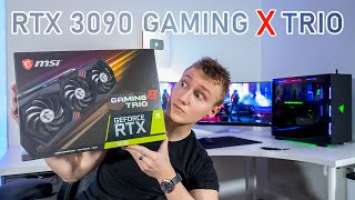 MSI Gaming X Trio RTX 3090 Unboxing (Cyberpunk 2077, Minecraft & COD Black Ops Cold War)