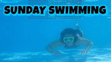 SUNDAY SWIMMING 03/27/2022 | Underwater Footage using SJCAM SJ8 Dual Screen | Anna Agra Fitness