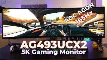 AOC AGON 49" AG493UCX2 5K Gaming Monitor