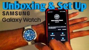 Samsung Galaxy Watch4 Classic 46mm Smart Watch - [Unboxing & Set Up]