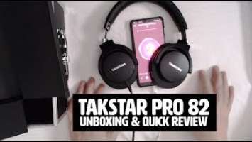 Takstar Pro 82 Headphones Unboxing and Review