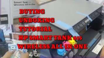 BUY|UNBOXING|TUTORIAL|HP SMART TANK 615 WIRELESS ALL IN ONE #unboxing #printer#tutorial #smarttank