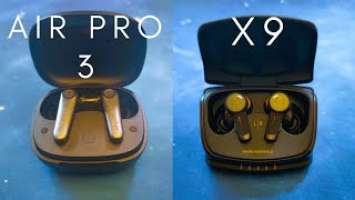 Head to Head - Earfun Air Pro 3 vs. Audio Technica ATH TWX9