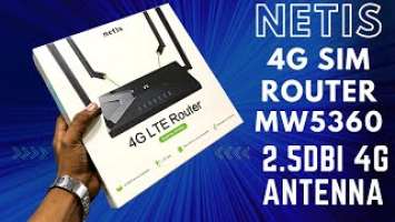 NETIS 4G SIM ROUTER | MW5360 2.5dBi External 4G Antenna