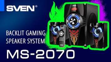 SVEN MS-2070 gaming acoustic system.