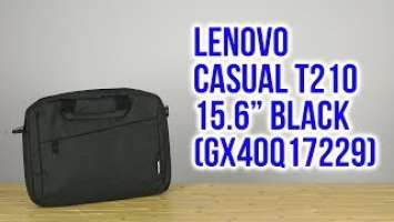 Распаковка Lenovo Casual T210 15.6 Black GX40Q17229