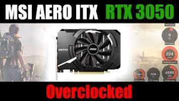 MSI RTX 3050 AERO ITX 8G | Overclocked