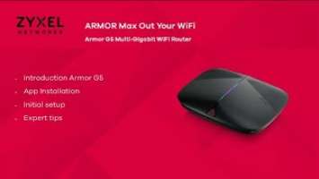 Zyxel Armor G5 Multi Gigabit Router unpacking setup and tips [EN]