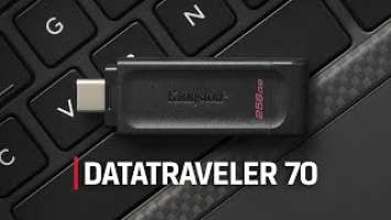 USB-C Flash Drive for tablets, phones and laptops – Kingston DataTraveler 70