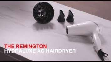 Remington Hydraluxe Hairdryer AC8901 - How To Video