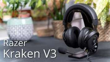 Razer Kraken V3 (HyperSense) im Test - Neuauflage eines Klassikers - Jetzt auch mit Rumble-Funktion