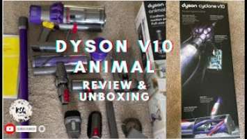 DYSON V10 ANIMAL CORDLESS VACUUM UNBOXING & FULL REVIEW #DYSON #CORDLESSVACUUM