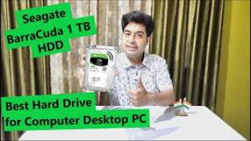 Best Hard Drive for Computer PC | Seagate BarraCuda 1TB | 7200 RPM 64MB Cache | HDD Speed TEST