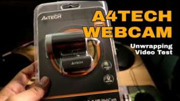 A4TECH WEBCAM FULL HD 1080P PK-910H | UNWRAPPING AND VIDEO TEST