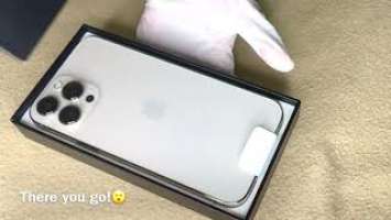 APPLE IPHONE 13 PRO MAX GOLD UNBOXING REVEALED