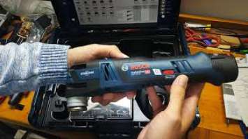 Unpacking / unboxing cordless Multi-Cutter Bosch GOP 12V-28 06018B5000