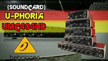 Soundcard BEHRINGER U-PHORIA UMC404HD (UNBOXING)