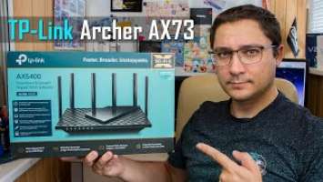 TP-Link Archer AX73 - Wi-Fi 6 роутер для удаленки! Обзор и замер скорости маршрутизатора