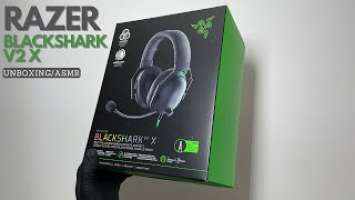 Razer BlackShark V2 X Gaming Headset Unboxing | ASMR