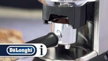 How to grind coffee in the filter holder on the De’Longhi Dedica Grinder KG520.M