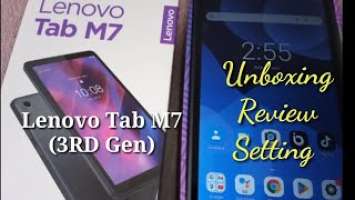 Lenovo Tab M7 (3RD Gen) Unboxing/Review/Setting