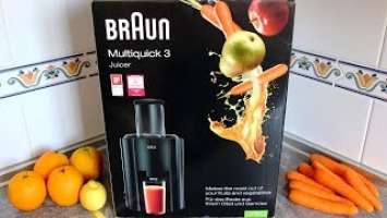 Braun J300 Multiquick 3 Juicer Demo