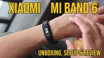 Xiaomi Mi Smart Band 6 (unboxing, set-up & review)