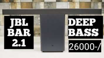 JBL Bar 2.1 deep bass REVIEW 2020/2021||Best Budget Sound Bar||Only 26000Rs||best TV sound bar