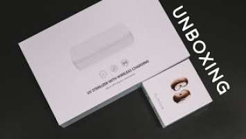 Samsung UV Sterilizer and Galaxy Buds Live Unboxing