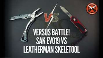 VERSUS BATTLE!!! - SAK Evo18 vs Leatherman Skeletool