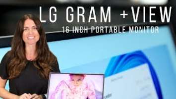 16 Inch LG Gram +view IPS Portable Monitor