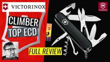  Victorinox CLIMBER - A General Purpose Victorinox Knife... UNBOXING | Review | SAK | EDC | Black